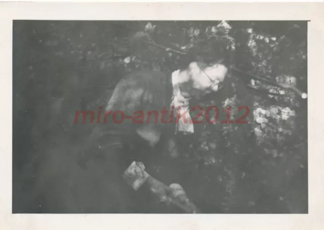 Foto, 3.Btl.Geb.Jg.Rgt.100, Gebirgsjäger beim Graben ziehen, 1940, 5026-449
