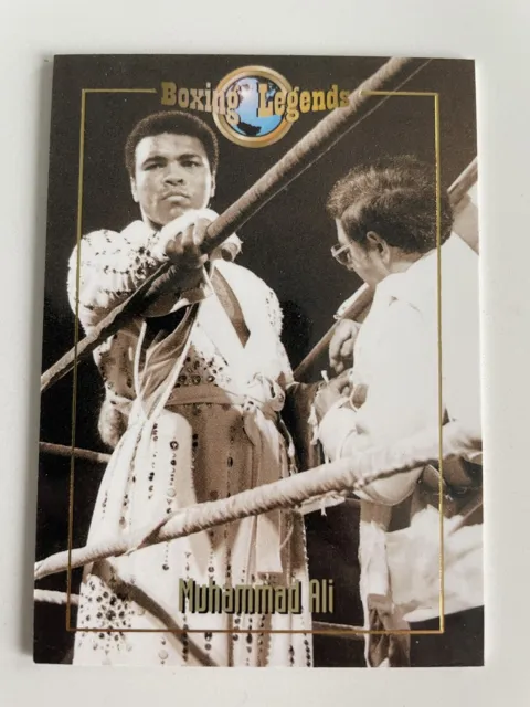 **Very Rare** 1998 Ali - Futera Platinum Boxing Legends Card Unnumbered Last Few