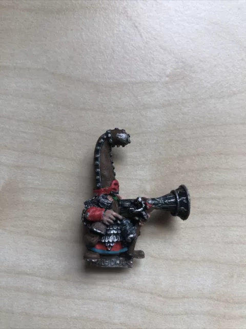 Chaos Dwarf W/Blunderbuss metal warhammer fantasy Miniature GW Citadel Rare OOP