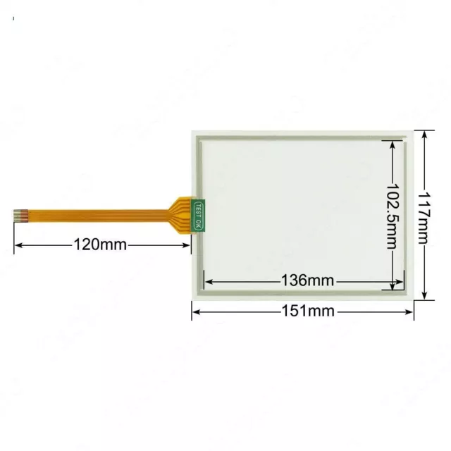 New Touch Panel for FANUC A05B-2255-C105#ESW Teach Pendant Screen Glass