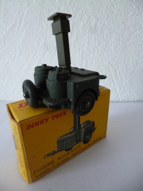 ANCIEN DINKY TOYS France 823 Cuisine roulante militaire 1/50 + boite Bon état EUR 19,50 - FR