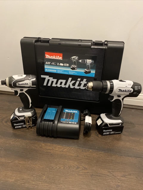 MAKITA DLX2020 18V TWIN PACK IMPACT DRIVER DRILL 2 3.0Ah