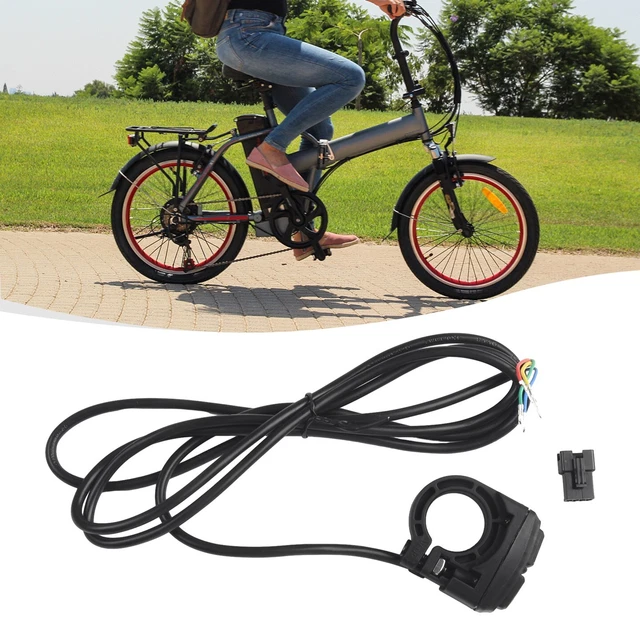 Interrupteur Phare/klaxon 2 En 1 Pour Vélo électrique 12-72V | Guidon 22.2mm étanche IP65