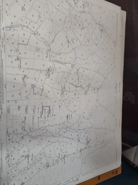 1929 Ordnance Survey Holcombe Moor Meile = 25 Zoll Lancashire
