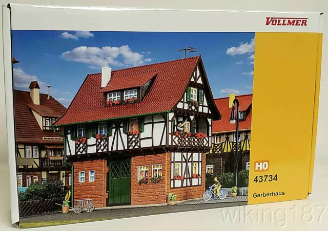 Vollmer/Marklin #43734 HO 1/87 scale KIT 3 Story Half Timbered Tanner's House