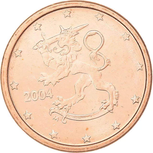 [#1147610] Finland, Euro Cent, 2004, MS(63), Copper Plated Steel