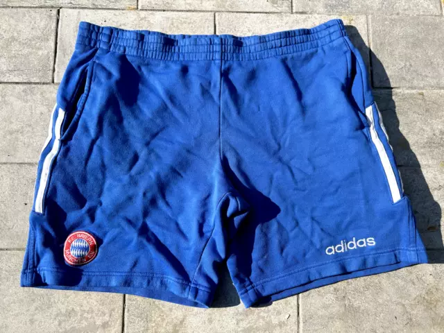 Bayern Munchen Monaco Adidas Match Worn Pants Short Pantaloncini Calcio Shorts