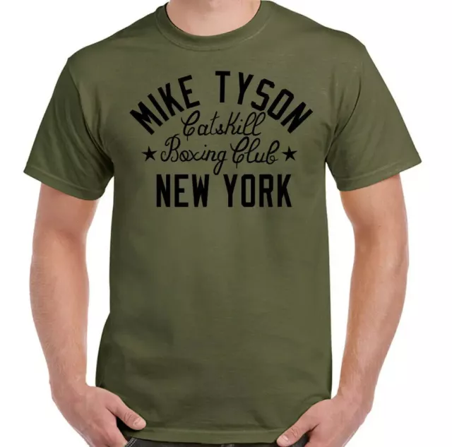 Mike Tyson T-Shirt Men's Boxen Iron Club Fitness Mma Training Cotton O-Neck Shor