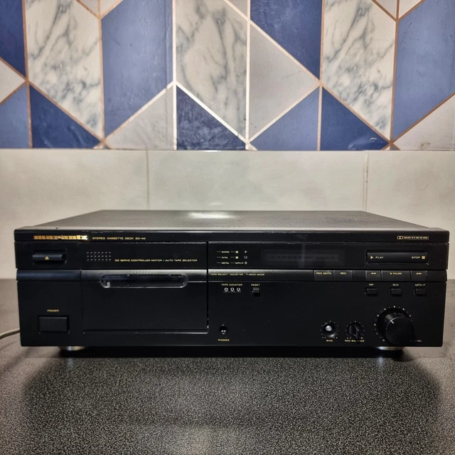 MARANTZ SD40 HIFI Stereo Seperate Cassette Deck in Black Not