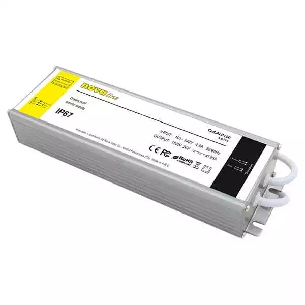 Alimentatore Driver IP67 per LED 24V 150W