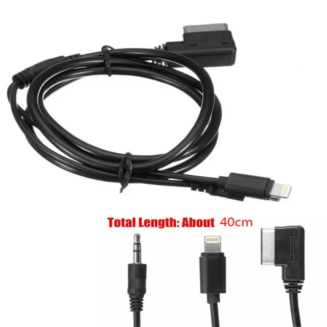 MMI Music AUX Interface Cord Cable 8pin Charging For IPOD IPHONE Mercedes-Benz