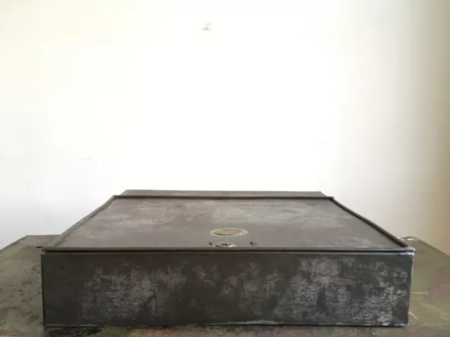 Vintage Repurposed T.E THIRTLE IRONMONGER LOWESTOFT Metal Industrial Storage Box