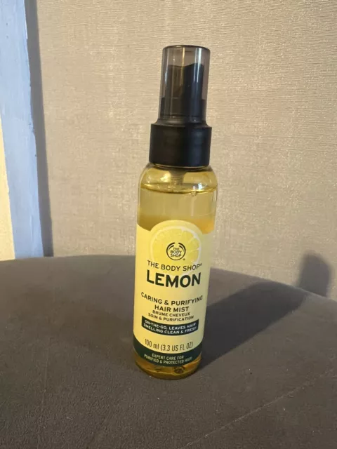 The Body Shop Lemon Caring & Purifying Hair Mist 100ml Vegan Cruelty Free