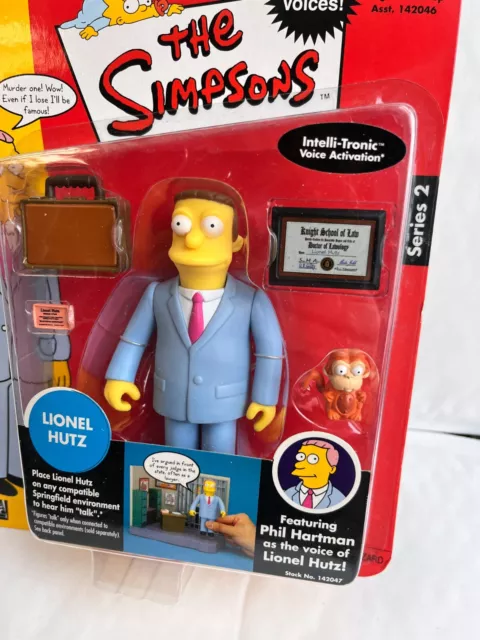 Brandneu In Verpackung Playmates Interactive Die Simpsons All Star Serie Lionel Hutz Figur Wos 2