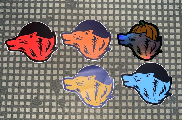 5 Spiritus Systems ICON Wolf Logo Sticker Set NOT WRMFZY FOG SupDef Ferro Group