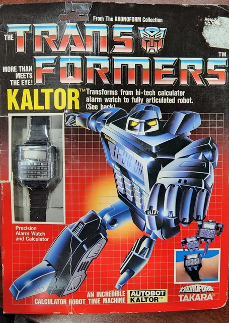Grail Item! Rare Kaltor Kronoform Transformer Calculator Robot Watch! Grail Item! Rare Kaltor Kronoform Transformer Calculator Robot Watch!