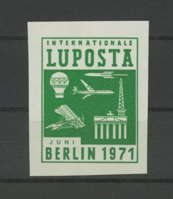 BERLIN LUPOSTA 1971 LUFTFAHRT OTTO LILIENTHAL BALLON RAKETE FLUGZEUG h5957