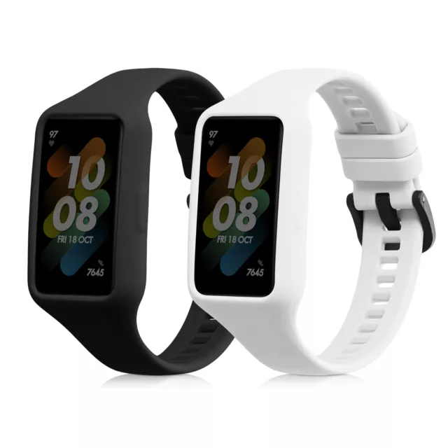 2x Sportarmband für Huawei Band 7 Band 6 Honor Band 6 Fitnesstracker Smartwatch