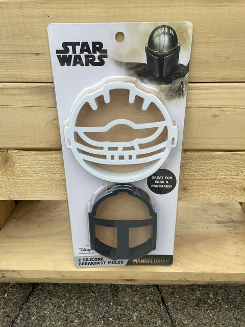 Moldes de silicona para desayuno de huevos y panqueques de Star Wars The Mandalorian 2