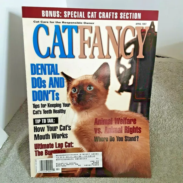 Cat Fancy Magazine April 1997