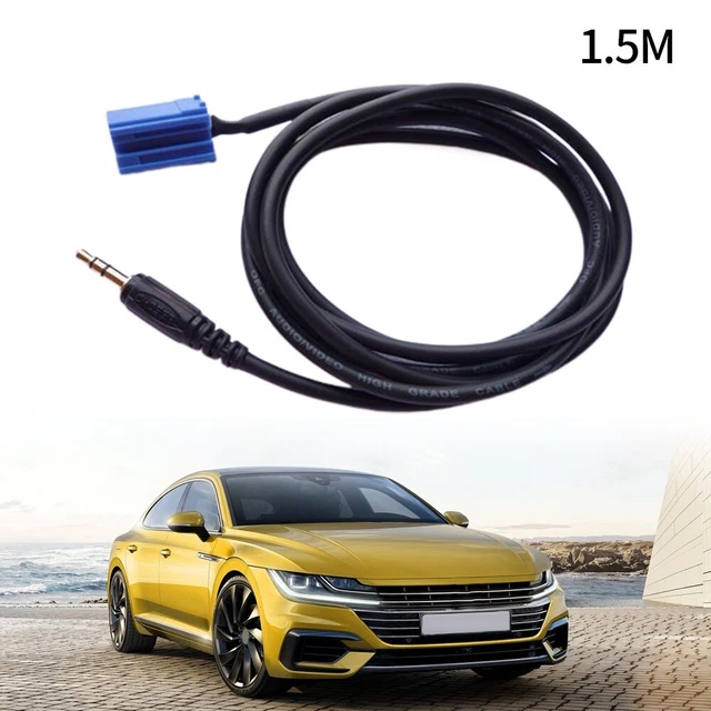 Linea cavo audio 3,5 mm adattatore plastica blu 12 V DC 20HZ-20KHZ 35MA 90dB nero