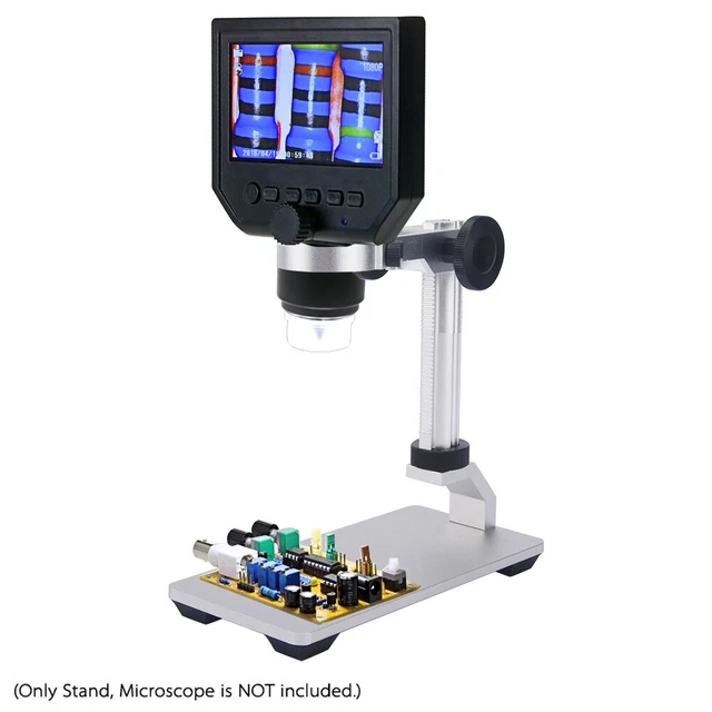 Aluminum Alloy Microscope Holder Adjustable Digital Endoscope 1.18 To 1.3inch