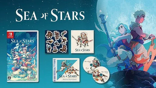 SEA OF STARS (Nintendo Switch) with Sticker and 2 Sound truck CD,  Multi-Language