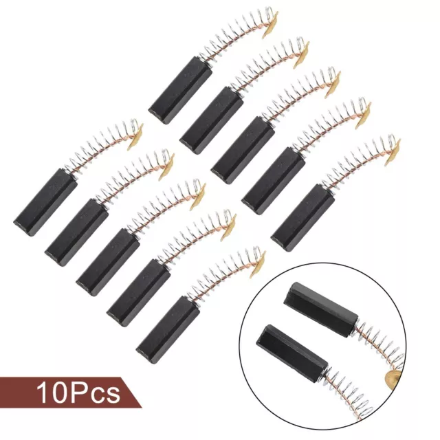 6mm * 6mm * 20mm 10pcs Elektrowerkzeug-Bohrmotor Carbon Brushes Replacement Kit