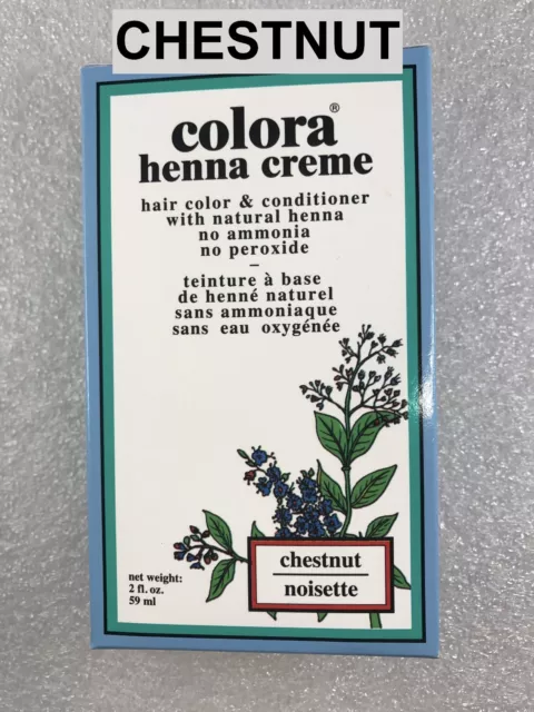 Coora Henna Creme Hair Color & Conditioner W/ Naturak Henna Chestnut