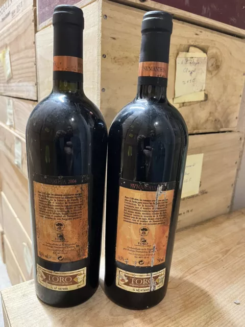 1 bouteille TORO DO BODEGA NUMANTHIA 2004 PK98 WS95 JD95 2 disponibles 2