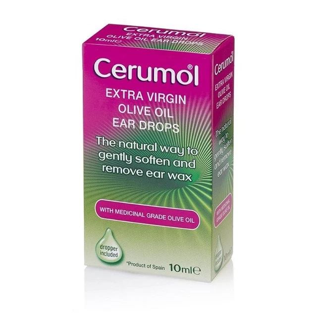 CERUMOL EXTRA VIRGIN Olive Oil Ear Drops 10ml New EUR 8,39 PicClick FR