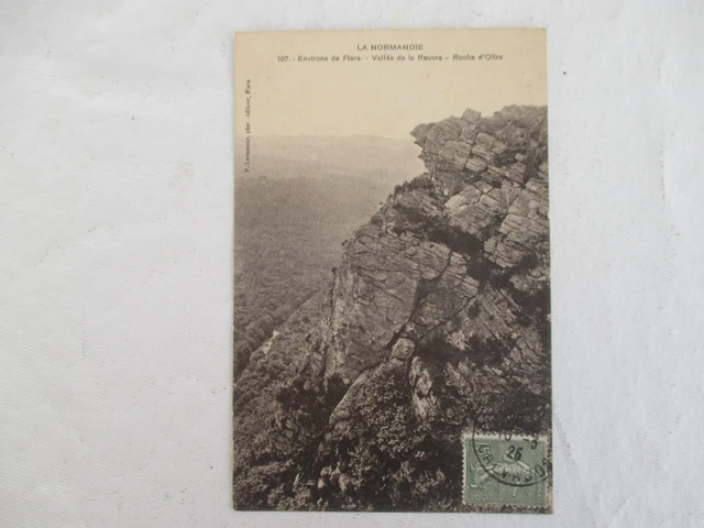 CPA - Normandy - Environ de Flers, Rouvre Valley, Roche d'Oître (61)