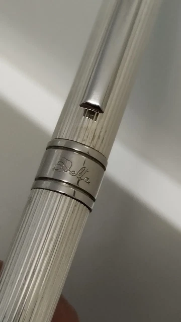 Stylo Bille Vintage Settelaghi En Argent Massif 925 - Occasion, Avec écrin Et Recharge