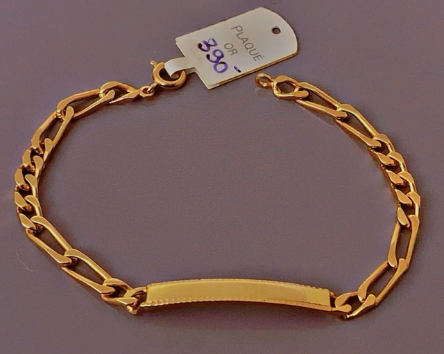 Gourmette Bébé En Or 18 Carats - Longueur 14 Cm, Poids 2 Grammes - Neuf Non Gravé