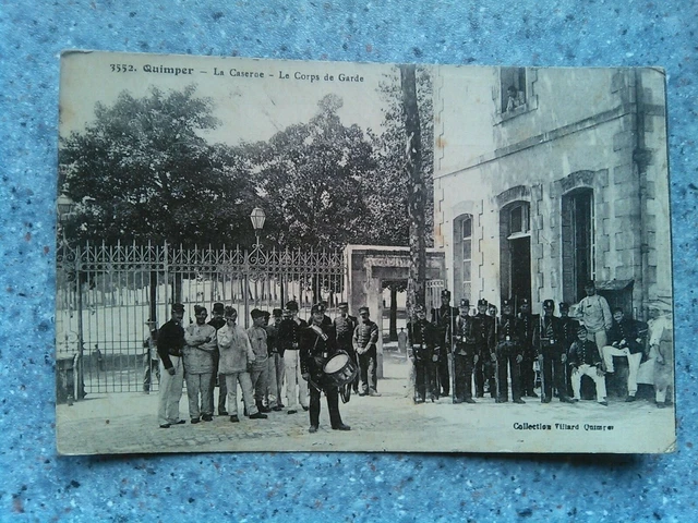 CPA QUIMPER LA Caserne Le Corps De Garde EUR 3,50 - PicClick DE