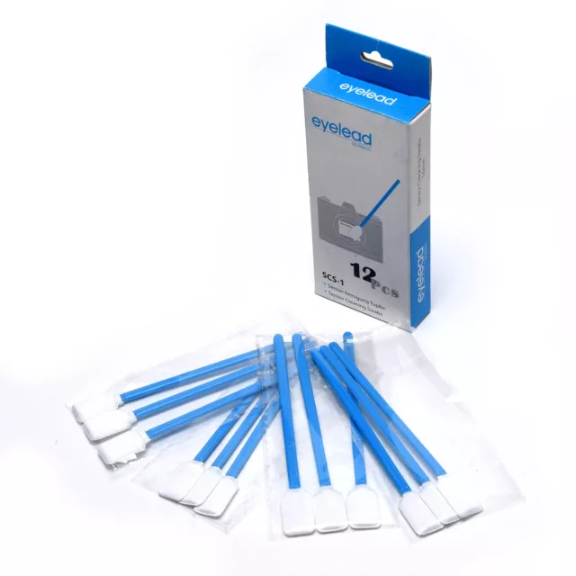 Eyelead scs-1 sensor reinigung tufer & cleaning swabs 12 pcs for Nikon Canon