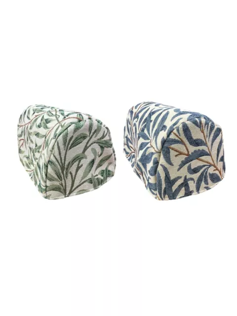 2 x William Morris - Willow Bough Arm Caps Protector In Sage Or Azure Tapestry