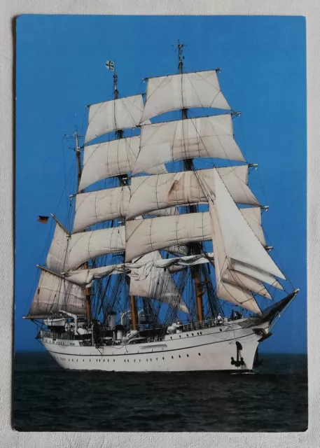 Postkarte Segelschiff Gorch Fock