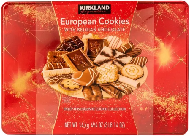 Kirkland Signature European Cookies with Belgian Chocolate, 1.4kg 2