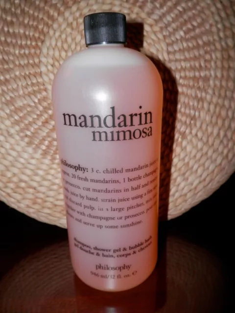 Philosophy 32 oz Shower Gel - Mandarin Mimosa with pump