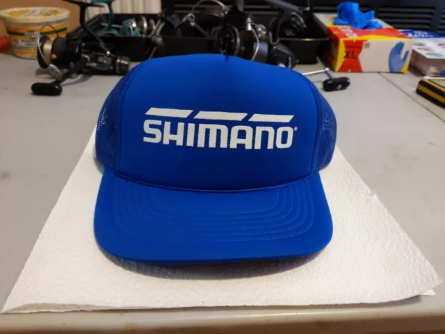 VINTAGE 70'S SHIMANO Blue Snapback Mesh Trucker Hat Cap Made USA Fishing  Tackle $23.50 - PicClick