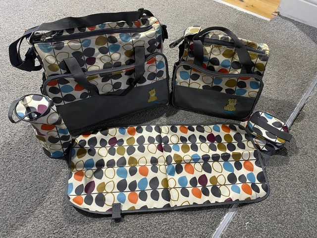 baby changing bag set unisex Changing Mat And Insulated Bottle Holder