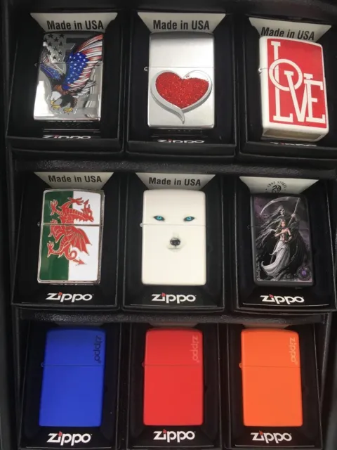 Genuine Zippo Windproof Refillable Cigarette Lighters (LIFE TIME GUARANTEE) USA 3