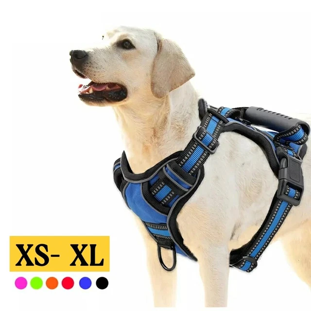 Dog Harness Vest No Pull Large Adjustable Reflective Pet Control Training XS- XL