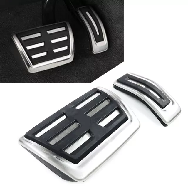 Stainless Steel Car Brake Gas Pedals Cover For Audi A4 A5 A6 A7 A8 Q3 Q5