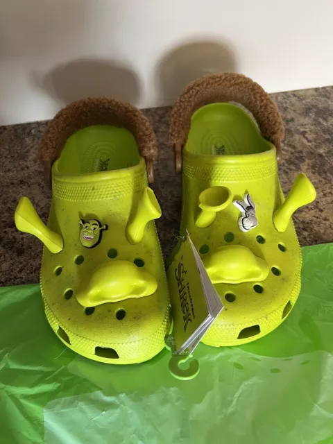 Crocs SHREK Classic Clog Lime Punch Men Size 10/W12 Confirmed