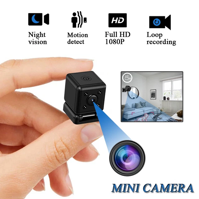 MINI WIRELESS HIDDEN Spy Camera Magnetic IP Home Security Night Vision ...