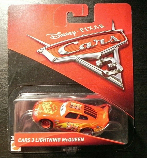 DISNEY PIXAR CARS 3 Lightning McQueen Diecast Car 1:55 Scale NEW IN ...