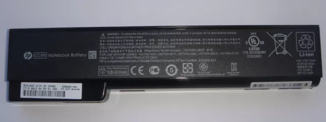 Batterie D'ORIGINE HP HSTNN-CB2F HSTNN-E04C QK642AA HSTNN-190C CC06 GENUINE NEUF