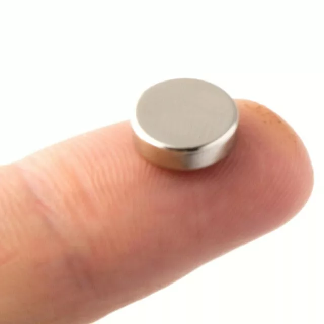 18 of 10mm x 3mm Strong Disc Magnets * 1.75Kg Pull force * Round Powerful Magnet